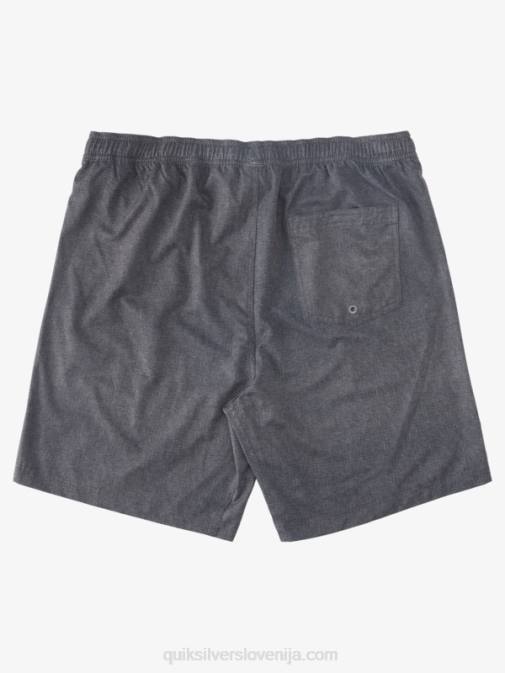 Quiksilver PJ4H956 moški črna vresa waterman after surf stretch 20 amphibian boardshorts