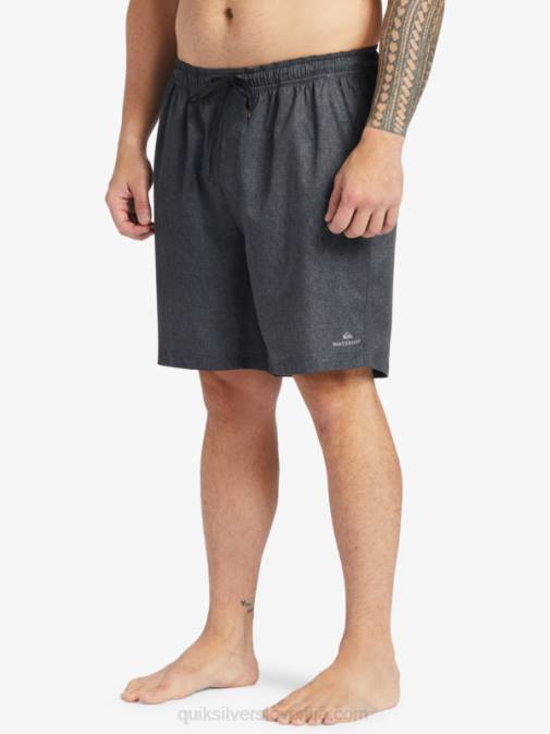 Quiksilver PJ4H956 moški črna vresa waterman after surf stretch 20 amphibian boardshorts