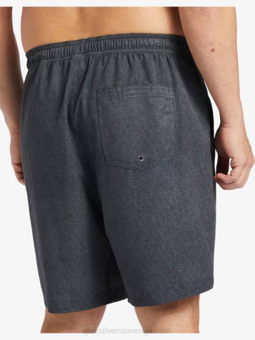 Quiksilver PJ4H956 moški črna vresa waterman after surf stretch 20 amphibian boardshorts
