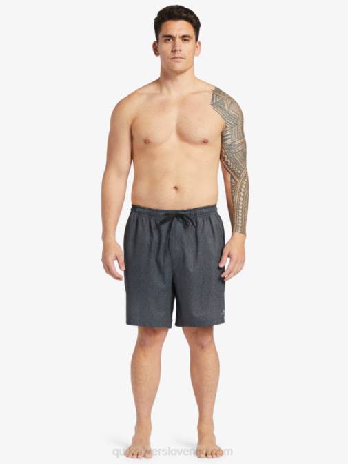 Quiksilver PJ4H956 moški črna vresa waterman after surf stretch 20 amphibian boardshorts
