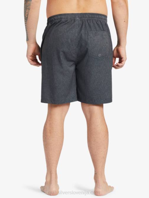 Quiksilver PJ4H956 moški črna vresa waterman after surf stretch 20 amphibian boardshorts