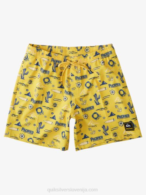 Quiksilver x Pacifico PJ4H1763 moški rumeni pacifico quik volley 17 volejev