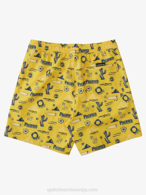 Quiksilver x Pacifico PJ4H1763 moški rumeni pacifico quik volley 17 volejev