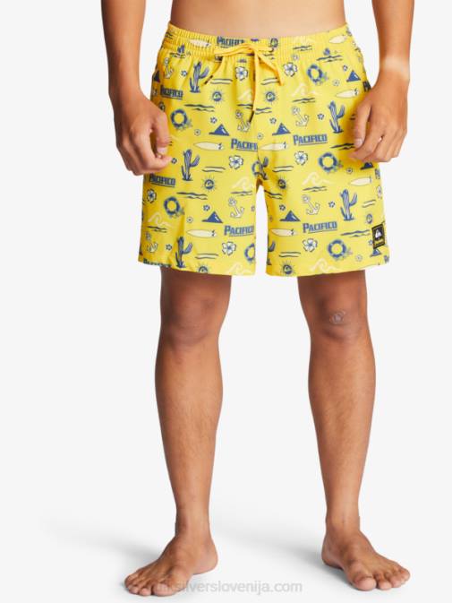 Quiksilver x Pacifico PJ4H1763 moški rumeni pacifico quik volley 17 volejev