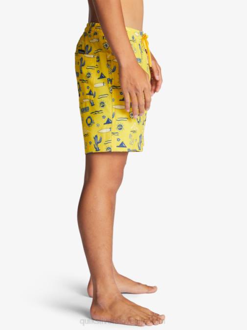 Quiksilver x Pacifico PJ4H1763 moški rumeni pacifico quik volley 17 volejev