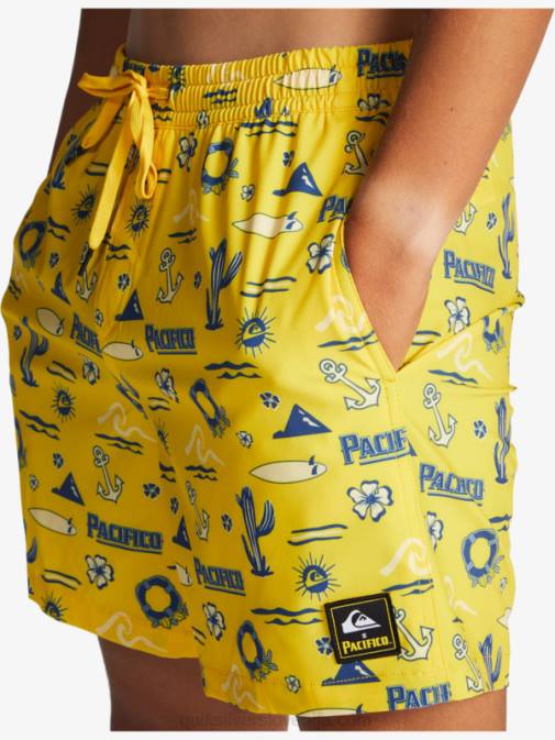 Quiksilver x Pacifico PJ4H1763 moški rumeni pacifico quik volley 17 volejev