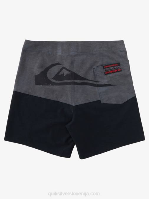 Quiksilver x Stranger PJ4H1719 moški na glavo navzdol stvari zadnjica logotip 1986 17 boardshorts