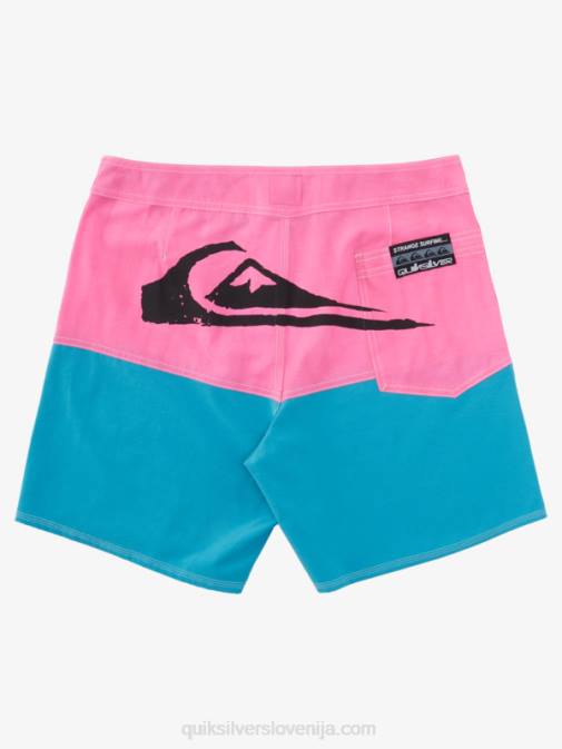 Quiksilver x Stranger PJ4H1720 moški Lenora Hills stvari zadnjica logotip 1986 17 boardshorts