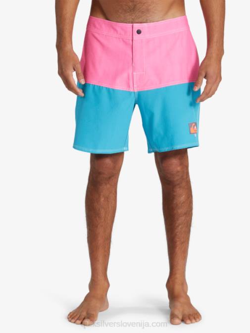 Quiksilver x Stranger PJ4H1720 moški Lenora Hills stvari zadnjica logotip 1986 17 boardshorts