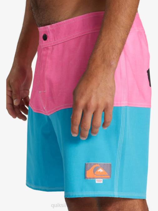 Quiksilver x Stranger PJ4H1720 moški Lenora Hills stvari zadnjica logotip 1986 17 boardshorts