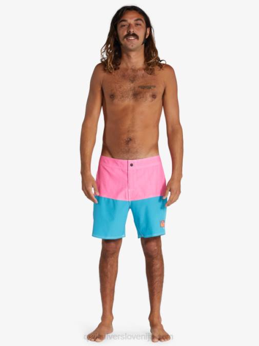 Quiksilver x Stranger PJ4H1720 moški Lenora Hills stvari zadnjica logotip 1986 17 boardshorts