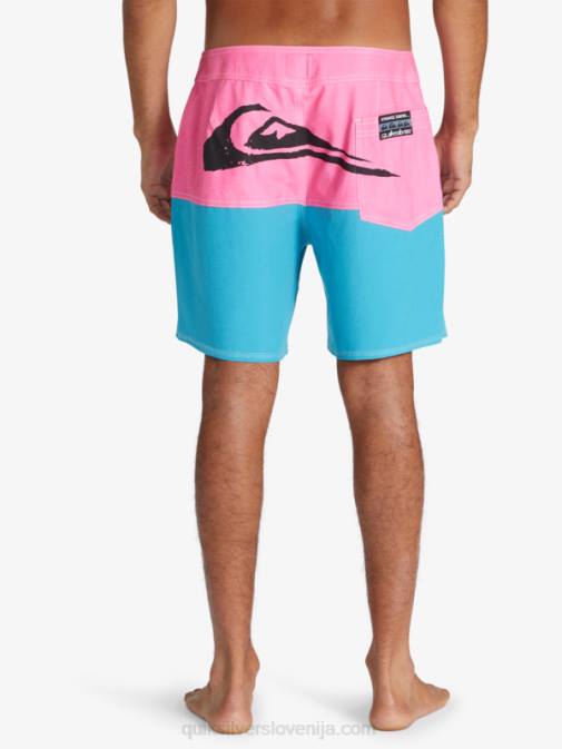 Quiksilver x Stranger PJ4H1720 moški Lenora Hills stvari zadnjica logotip 1986 17 boardshorts