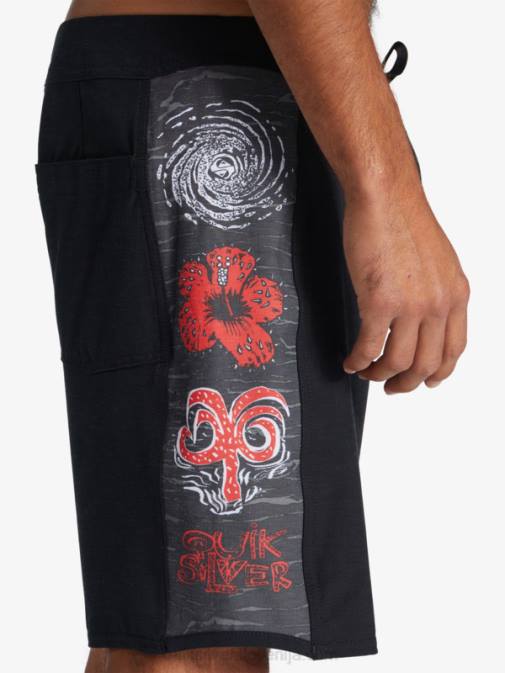 Quiksilver x Stranger PJ4H1786 moški na glavo navzdol stvari original arch 1986 18 boardshorts