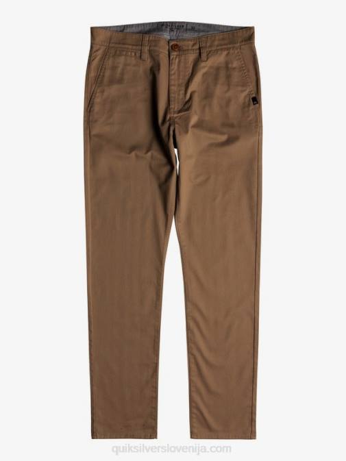 Quiksilver PJ4H1159 moški elmwood vsakodnevne union chino hlače z žepom