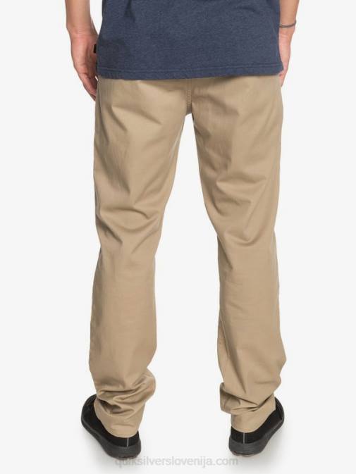 Quiksilver PJ4H1159 moški elmwood vsakodnevne union chino hlače z žepom