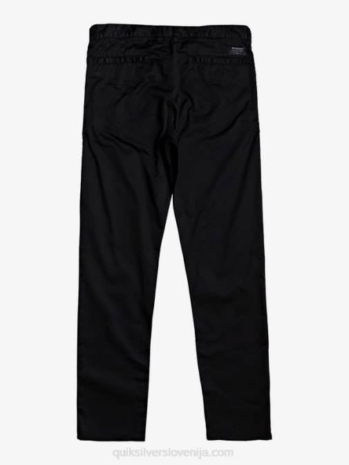 Quiksilver PJ4H1160 moški Črna vsakodnevne union chino hlače z žepom