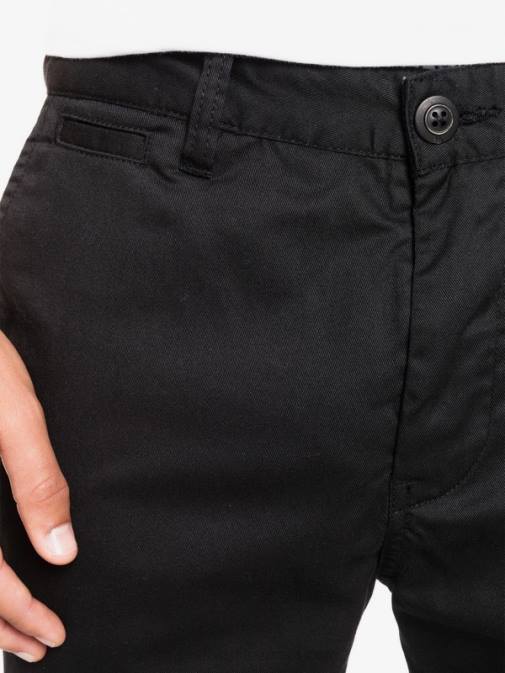 Quiksilver PJ4H1160 moški Črna vsakodnevne union chino hlače z žepom