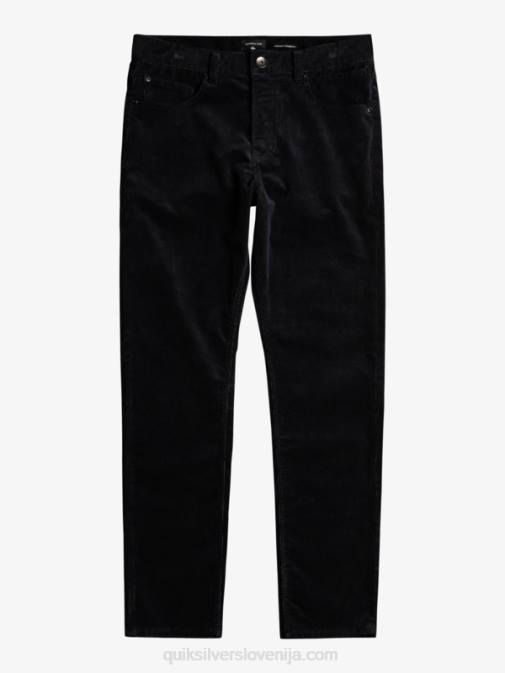 Quiksilver PJ4H1546 moški Črna kracker cord velvet hlače