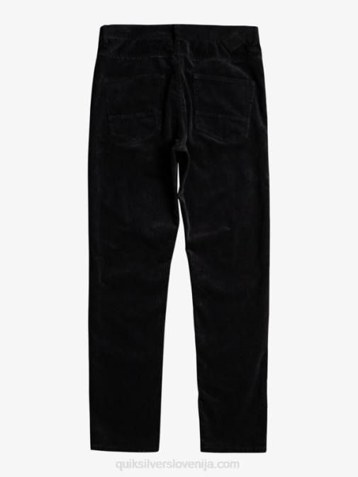Quiksilver PJ4H1546 moški Črna kracker cord velvet hlače