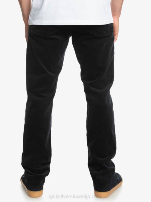 Quiksilver PJ4H1546 moški Črna kracker cord velvet hlače