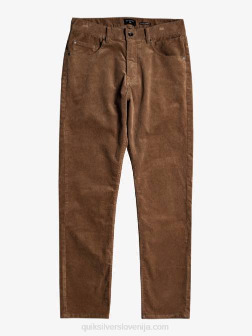 Quiksilver PJ4H1547 moški čokoladni košček kracker cord velvet hlače