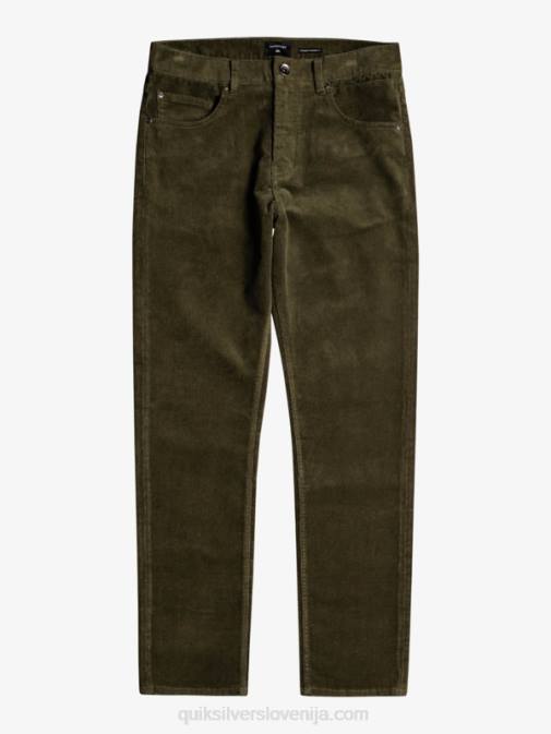 Quiksilver PJ4H1549 moški grozdni list kracker cord velvet hlače