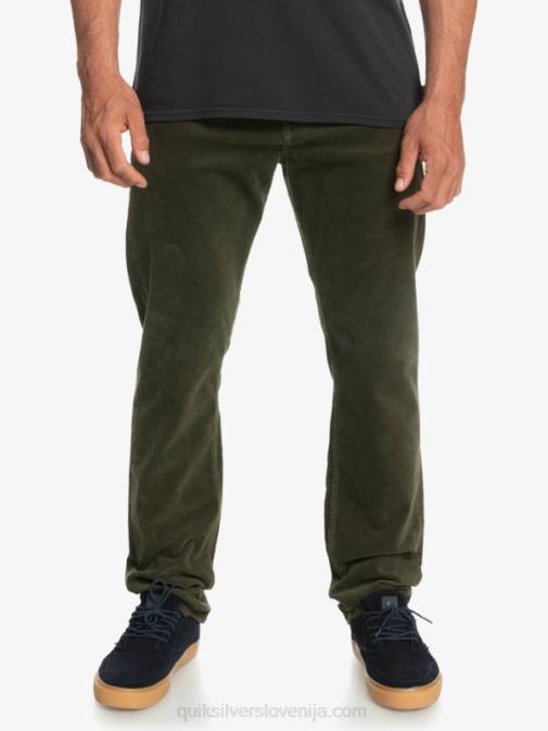 Quiksilver PJ4H1549 moški grozdni list kracker cord velvet hlače