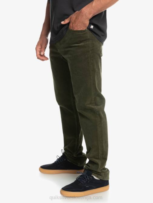Quiksilver PJ4H1549 moški grozdni list kracker cord velvet hlače