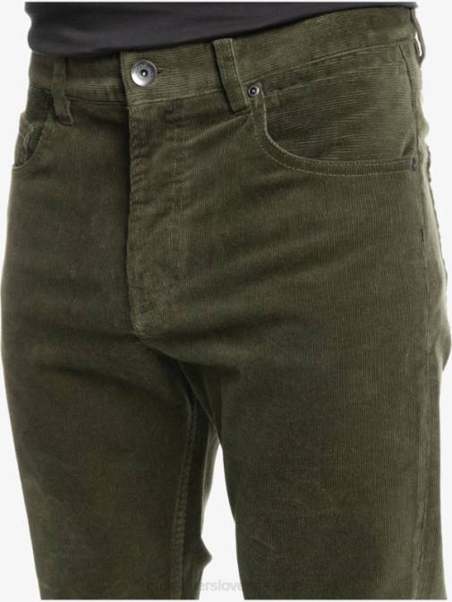 Quiksilver PJ4H1549 moški grozdni list kracker cord velvet hlače