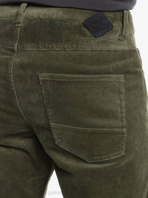 Quiksilver PJ4H1549 moški grozdni list kracker cord velvet hlače