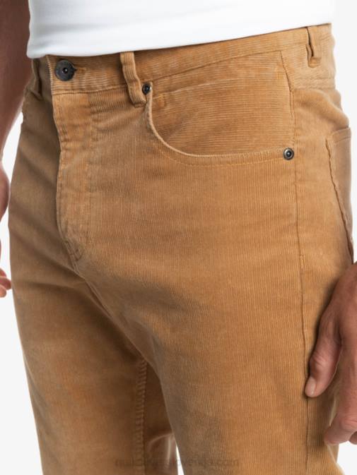 Quiksilver PJ4H1550 moški plage kracker cord velvet hlače