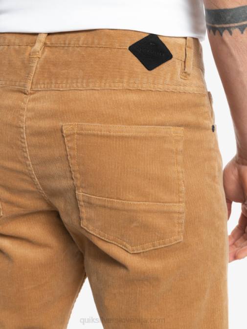 Quiksilver PJ4H1550 moški plage kracker cord velvet hlače