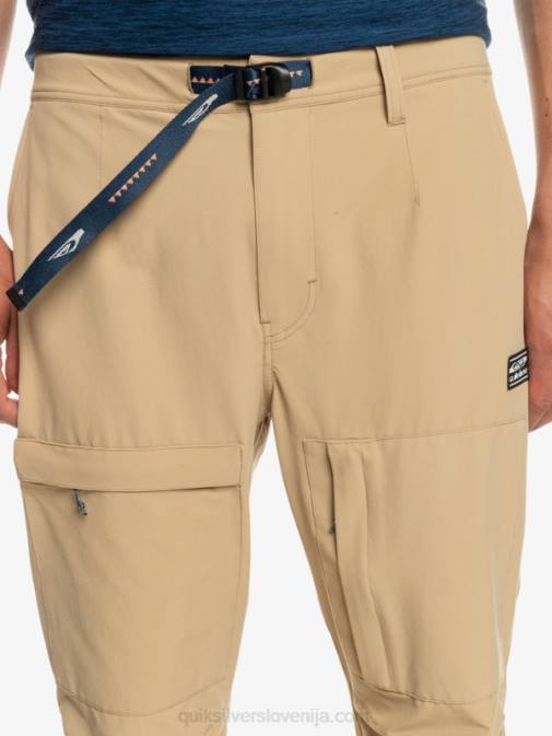 Quiksilver PJ4H1846 moški tanin morske posteljne cargo hlače