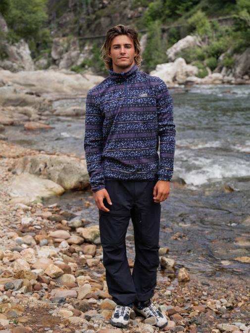 Quiksilver PJ4H1847 moški Črna morske posteljne cargo hlače