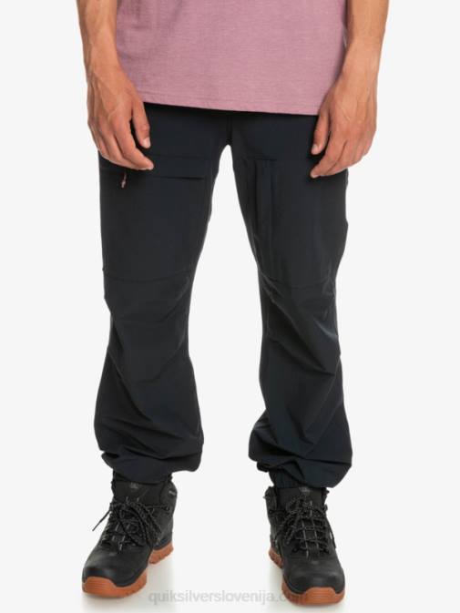 Quiksilver PJ4H1847 moški Črna morske posteljne cargo hlače