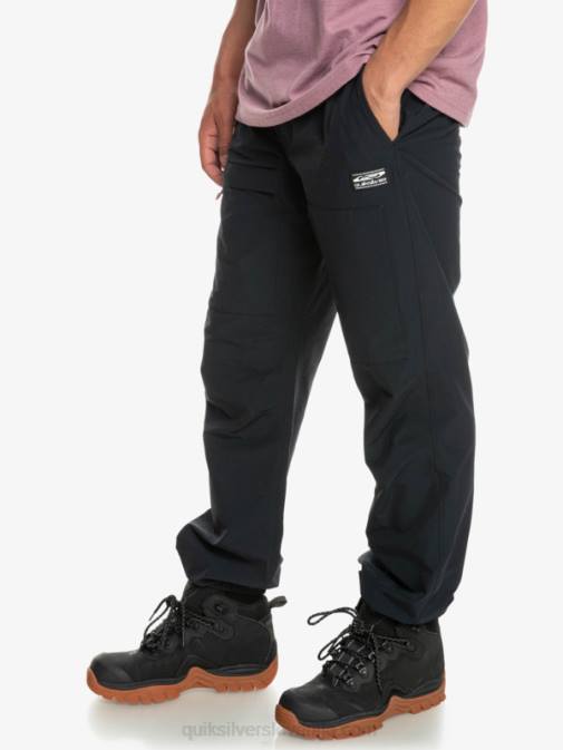 Quiksilver PJ4H1847 moški Črna morske posteljne cargo hlače