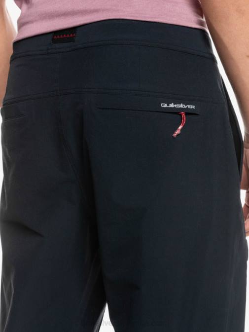 Quiksilver PJ4H1847 moški Črna morske posteljne cargo hlače