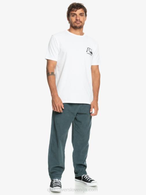 Quiksilver PJ4H921 moški temni skrilavec cord dury hlače za plažo