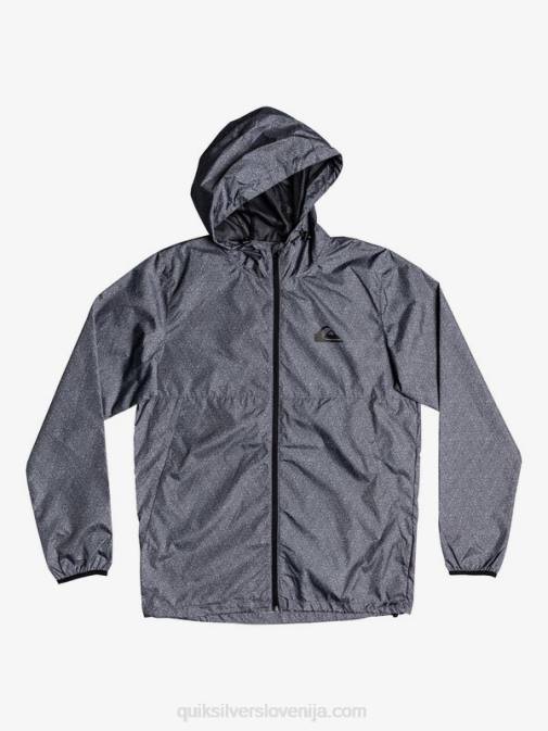 Quiksilver PJ4H1011 moški temno sivo vresje vsakodnevna vetrovka