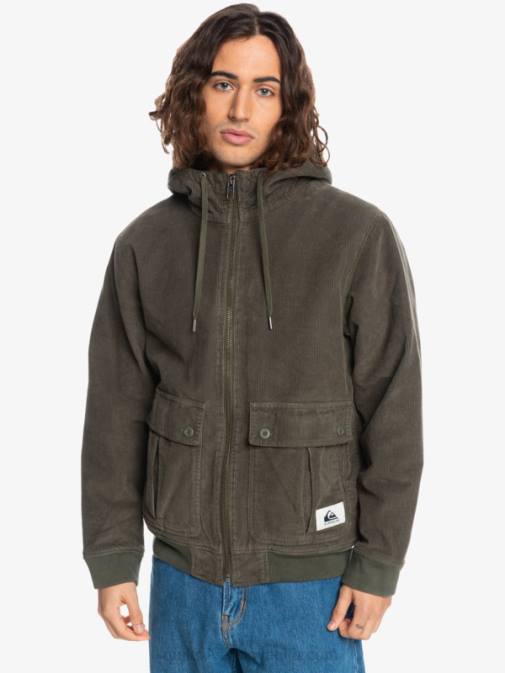 Quiksilver PJ4H1557 moški grozdni list jakna iz velveta s tremi vrvicami