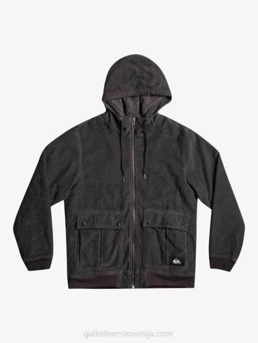 Quiksilver PJ4H1558 moški asfalt jakna iz velveta s tremi vrvicami