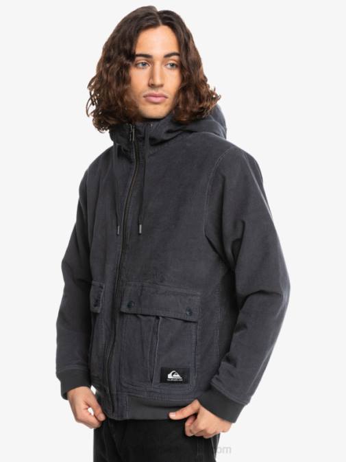 Quiksilver PJ4H1558 moški asfalt jakna iz velveta s tremi vrvicami
