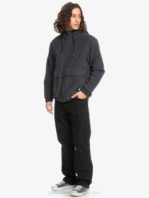 Quiksilver PJ4H1558 moški asfalt jakna iz velveta s tremi vrvicami