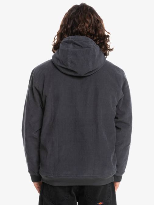 Quiksilver PJ4H1558 moški asfalt jakna iz velveta s tremi vrvicami