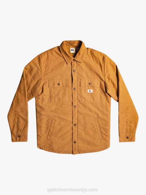 Quiksilver PJ4H1567 moški rjavi sladkor platnena jakna za opravila