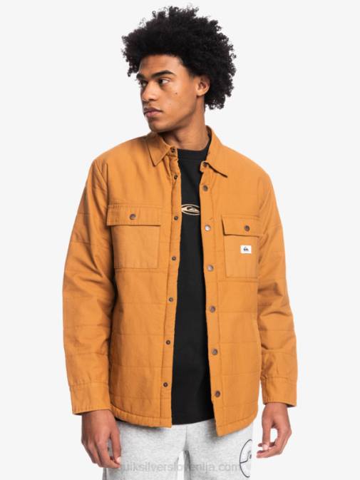 Quiksilver PJ4H1567 moški rjavi sladkor platnena jakna za opravila