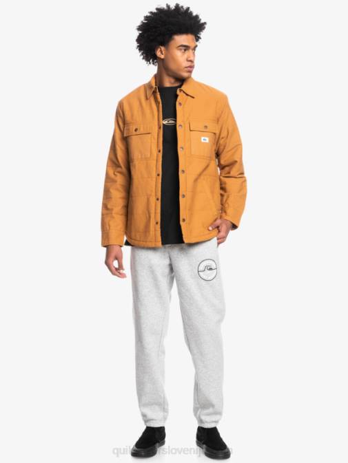Quiksilver PJ4H1567 moški rjavi sladkor platnena jakna za opravila