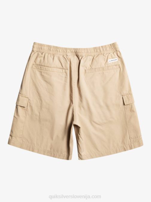 Quiksilver PJ4H1009 moški plage kratke hlače cargo taxer z elastiko v pasu 19