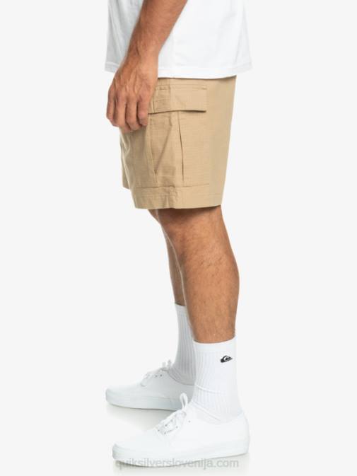 Quiksilver PJ4H1009 moški plage kratke hlače cargo taxer z elastiko v pasu 19