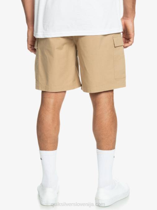 Quiksilver PJ4H1009 moški plage kratke hlače cargo taxer z elastiko v pasu 19